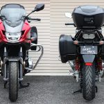 2014モデル～CB1300SB純正パニアケース　取付ステー取付イメージ