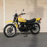 250TR（BJ250F）用　左出しバイソンマフラー取付イメージ