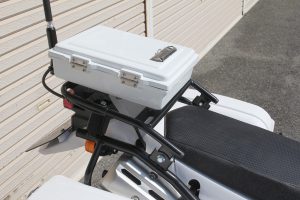 SEROWセロー用リアBOXセット・OPリアキャリア（メッキ）2