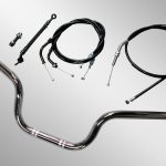 （NC39）CB400SF/SB用　白バイタイプ　アップハンドルセット