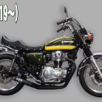 W800（2019年～）メグロK3 GANGオリジナルショート菅マフラー